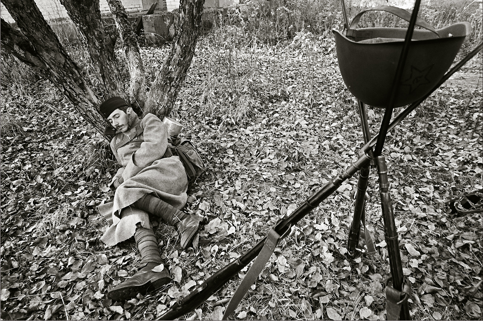 Photograther Khramova Nadezda. Reconstruction WWII. Untitled