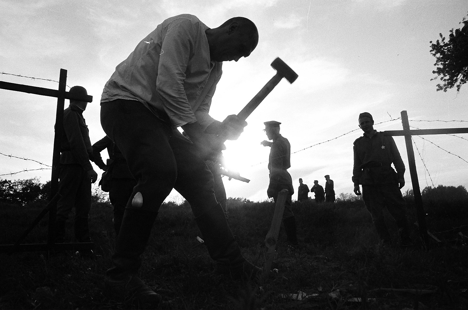 Photograther Khramova Nadezda. Reconstruction WWII. Untitled