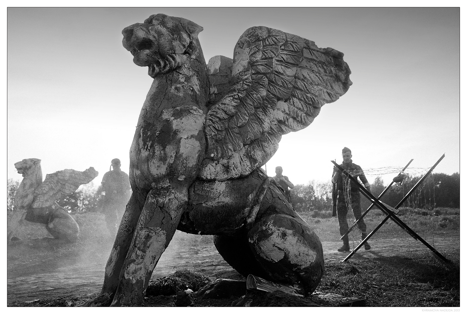 Photograther Khramova Nadezda. Reconstruction WWII. Untitled