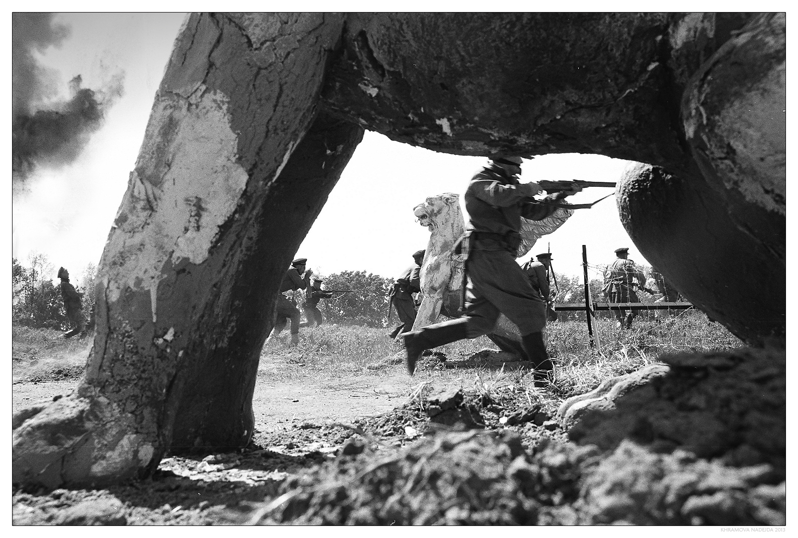 Photograther Khramova Nadezda. Reconstruction WWII. Untitled