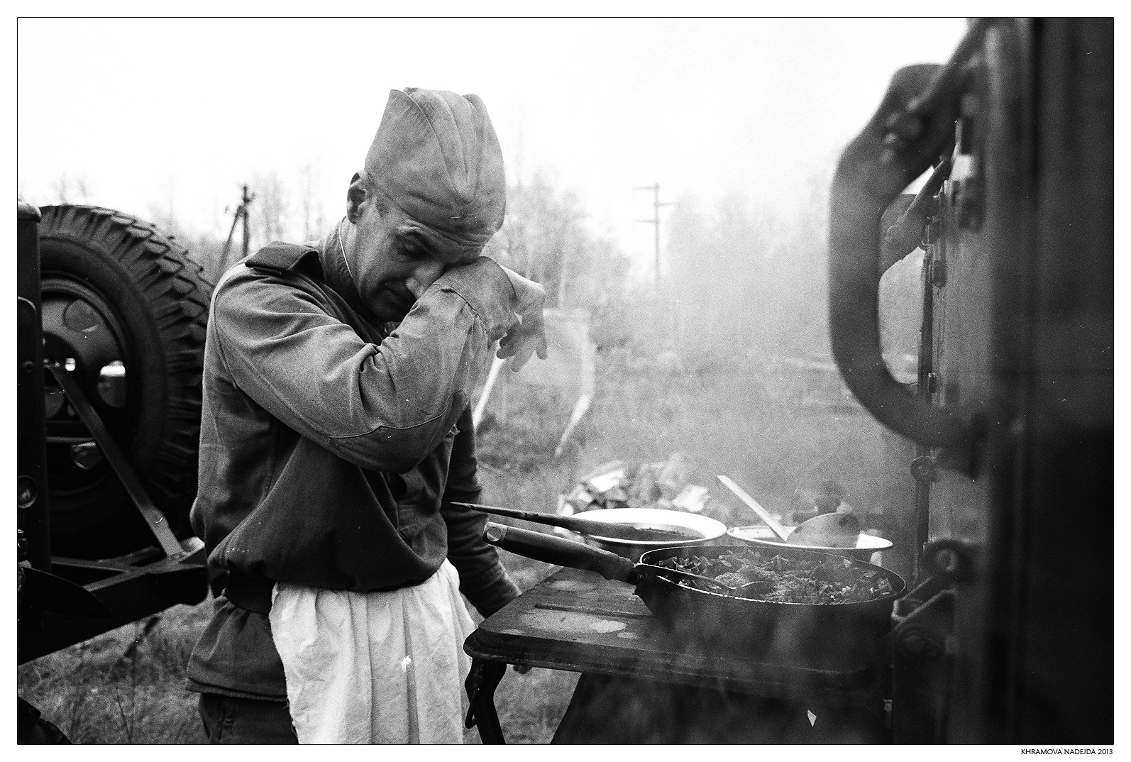 Photograther Khramova Nadezda. Reconstruction WWII. Untitled