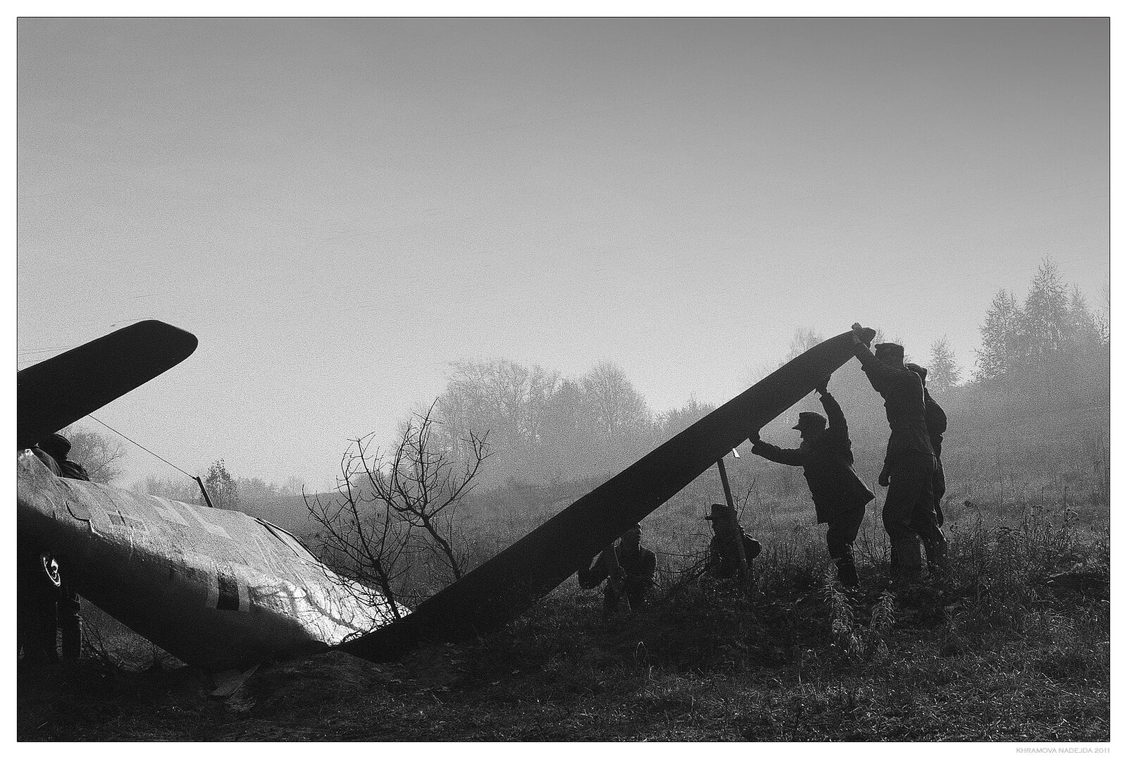 Photograther Khramova Nadezda. Reconstruction WWII. Untitled