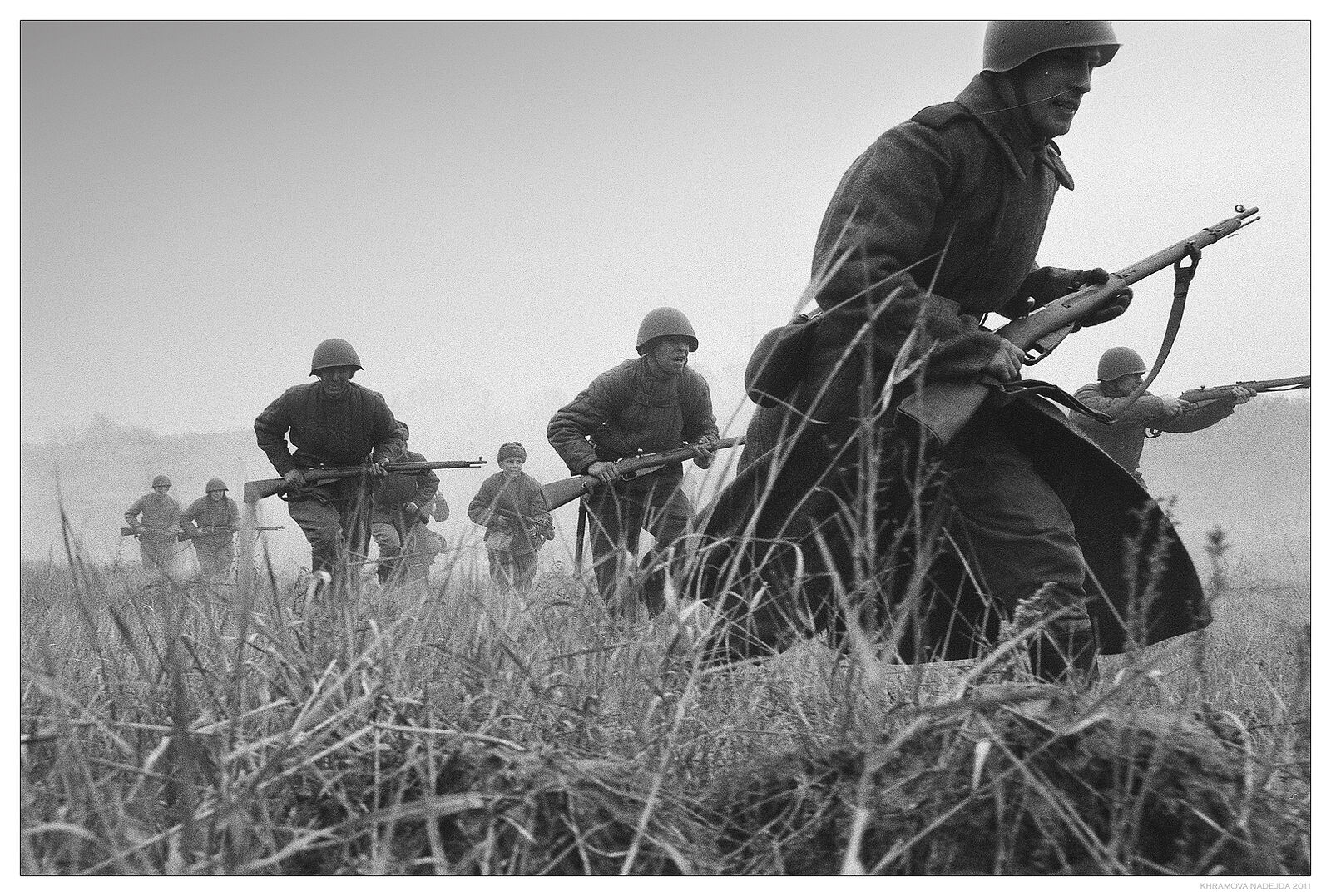 Photograther Khramova Nadezda. Reconstruction WWII. Untitled