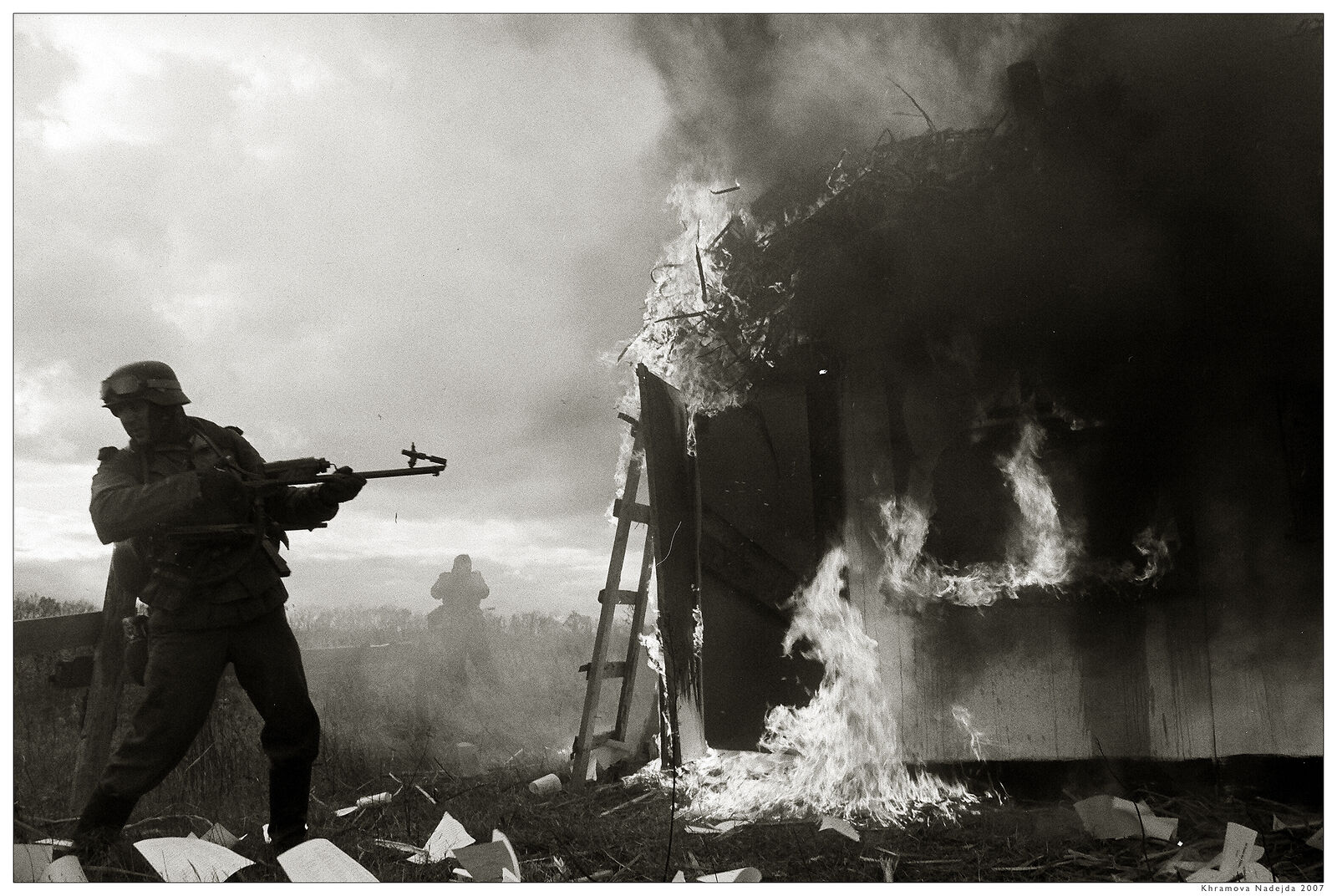 Photograther Khramova Nadezda. Reconstruction WWII. Untitled