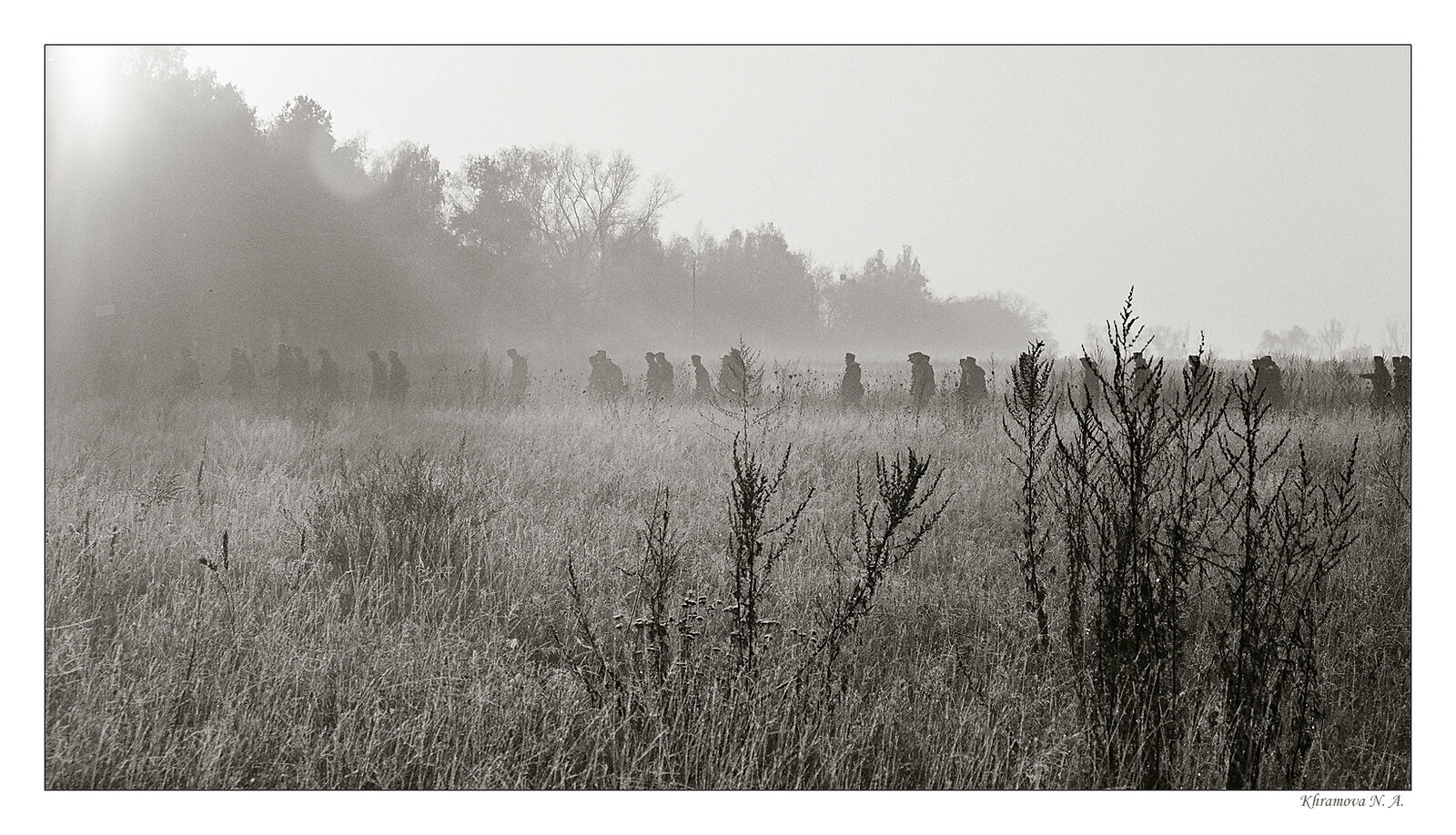 Photograther Khramova Nadezda. Reconstruction WWII. Untitled