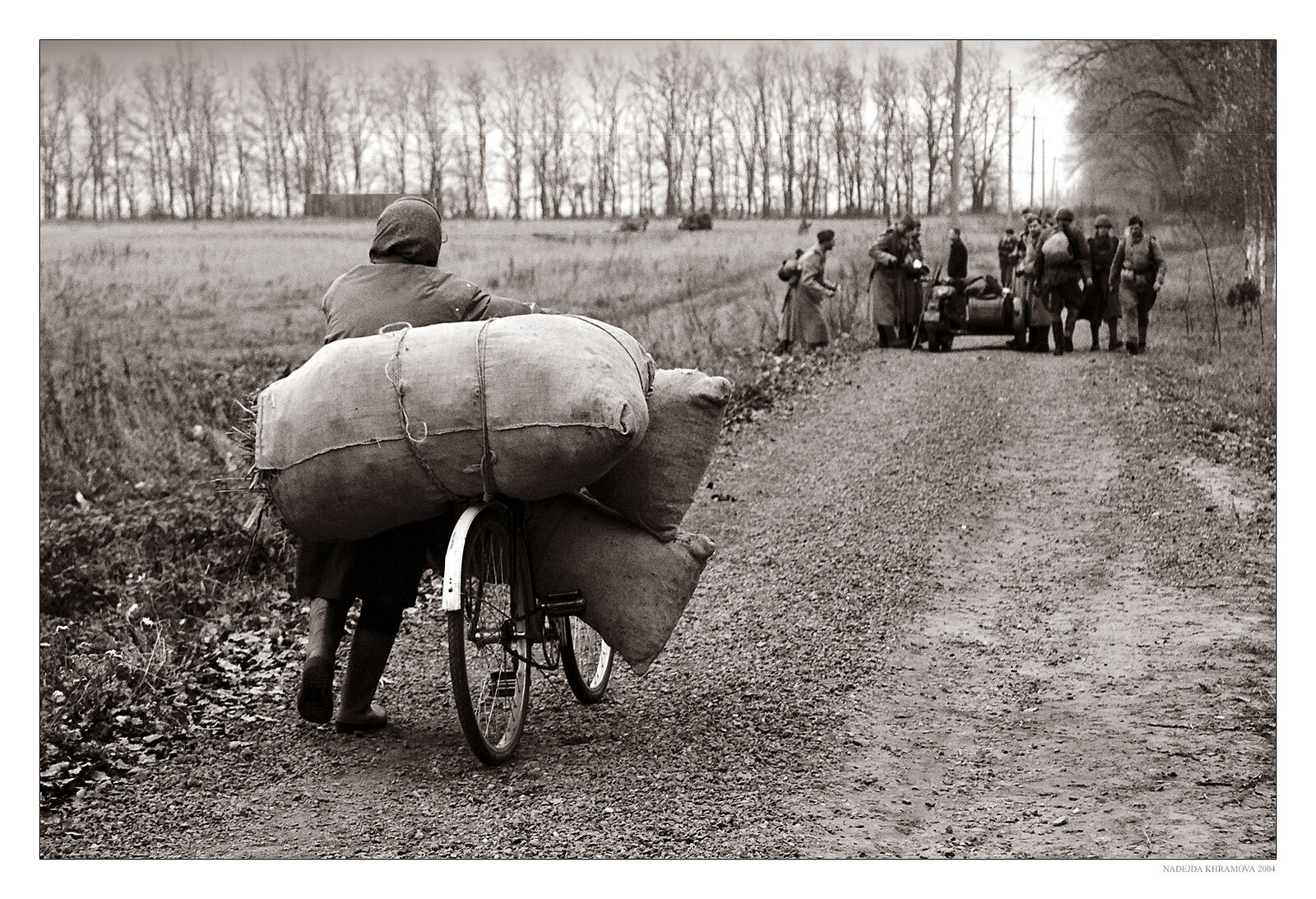 Photograther Khramova Nadezda. Reconstruction WWII. Untitled