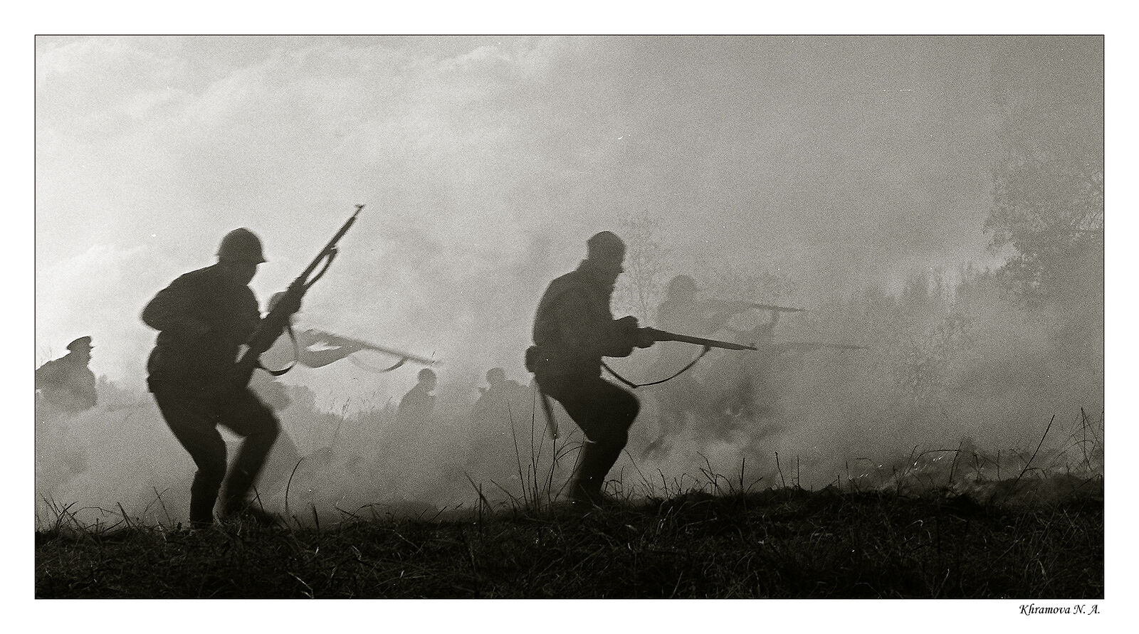 Photograther Khramova Nadezda. Reconstruction WWII. Untitled