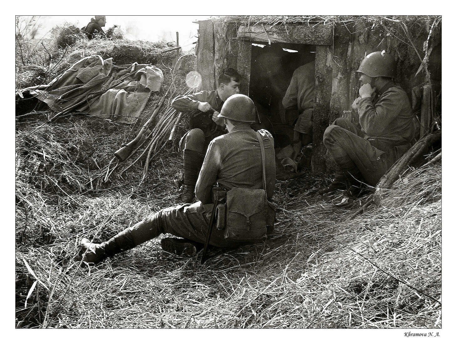 Photograther Khramova Nadezda. Reconstruction WWII. Untitled