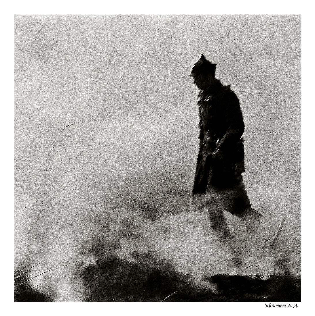 Photograther Khramova Nadezda. Reconstruction WWII. Untitled