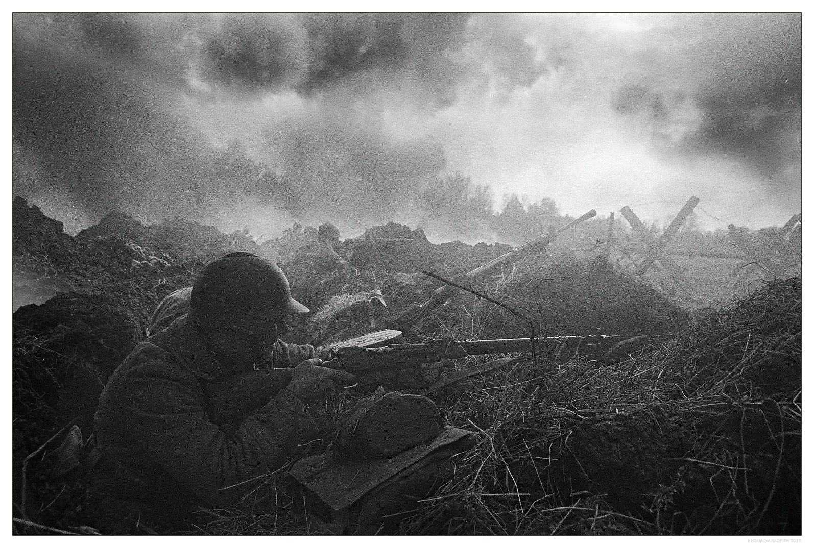 Photograther Khramova Nadezda. Reconstruction WWII. Untitled