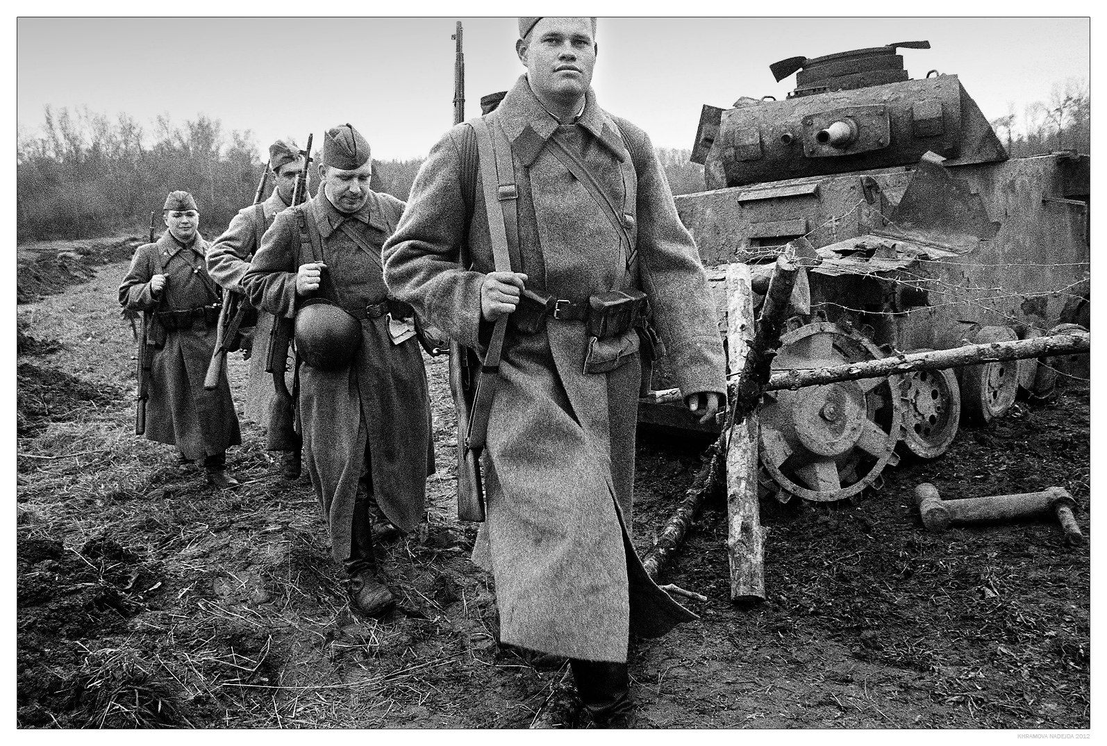 Photograther Khramova Nadezda. Reconstruction WWII. Untitled