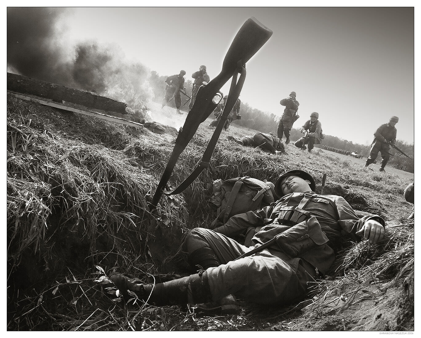 Photograther Khramova Nadezda. Reconstruction WWII. Untitled